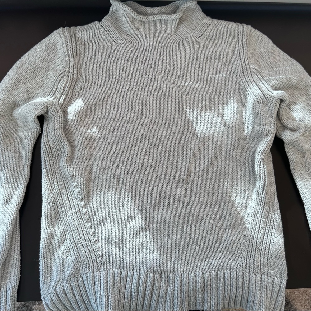 Jcrew Heritage Cotton Rollneck Sweater Sz M